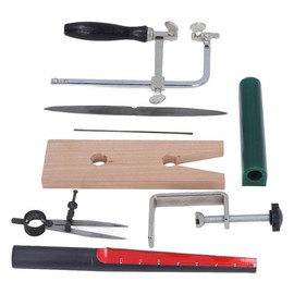 Nagoyuki Jewelry Wax Ring Making Casting Tool Kit, Ring Wax Carving Tools Wax Ring Sizer Wax Tube File Jewelry Ring Saw Frame