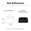 FANJI Project Purse Organizer Insert for Hermes Kelly 25 retourne