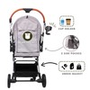 Pet Stroller for Small Medium Dogs Cats Up to 45