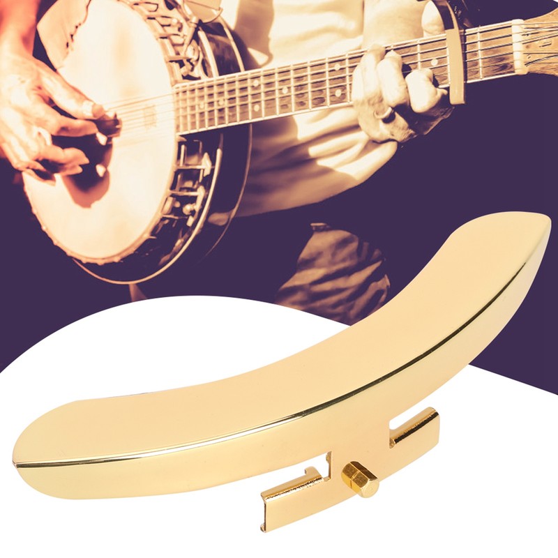 Banjo Armrest Musical Instrument Accessories Single Leg Polished Zinc Alloy