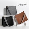 Vulkitty Shoulder Bag Women's PU Leather Medium Shoulder Bag with