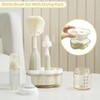 biqin Baby Bottle Brush Kit with Push-Press Bubble and Drying