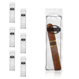 PUREVACY Bolsas de plástico para cigarrillos finos paquete de 100 unidades, bolsas de plástico transparente con cremallera de 7,6 x 25,4 cm para fumar, bolsas de plástico pequeñas resellables de 2 mil