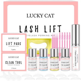 Weixinbuy Eyelash Lifting Set, Starter Kit, Eyelash Perming Kit, Lash Extensions, Lash Curling, Lash Lifting Kit, Semi-Permanent Curling Perming Wave, Suitable for Salon