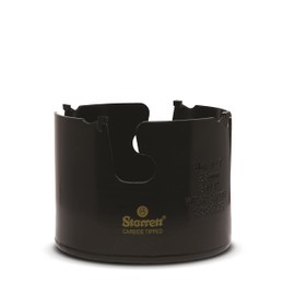 Starrett Hartmetall-bestückte Lochsäge - MPH0314 Mehrzweck-TCT-Lochsäge - für Holz-MDF-Kunststoff-Keramik-Wandfliesen - 83mm