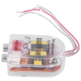 Car Audio Converter, Yctze 12V Car Stereo Radio Converter Speaker High to Low for RCA Line Amplifier Audio Impedance Adapter