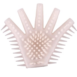 Cat Grooming Glove Brush Removing Loose Hair Mitt Fur Massage All Hair Types Soft Flexible Tips