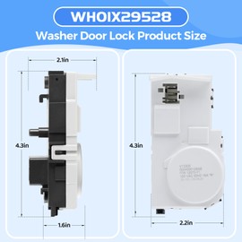 OEM WH01X29528 Washer Door Lock Compatible with GE Washer, Replaces 4958749 AP6985313 PS12749276 EAP12749276 PD00060769