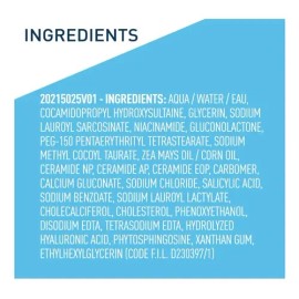 CeraVe Limpiador Facial con Ácido Salicílico 237ml (8 oz)  Gel Exfoliante Suave para Piel Grasa y con Acné  Limpieza Profunda, Control de Brillo y... 