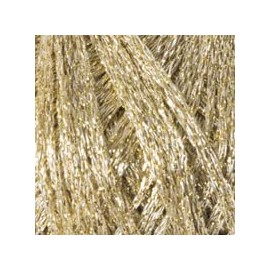 DMC Lumina metallic crochet thread, gold L3821