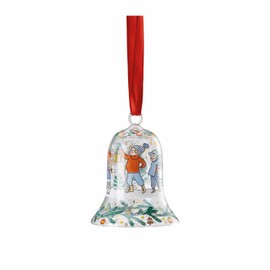 Hutschenreuther Glass Bell 2024 Christmas Lights 7 cm Crystal Bell, Glass, Multicoloured