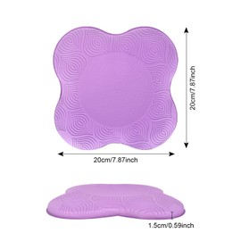 KYSUN Yoga Support Pad, 2PCS Yoga Knee Pad, Non-slip Yoga Knee Mats, Yoga Balance Kneeling Mat, Yoga Knee Pads Cushion, Sports Balance Cushion Pilates Cushion for Knees, Hands, Wrists, Elbows (Purple)