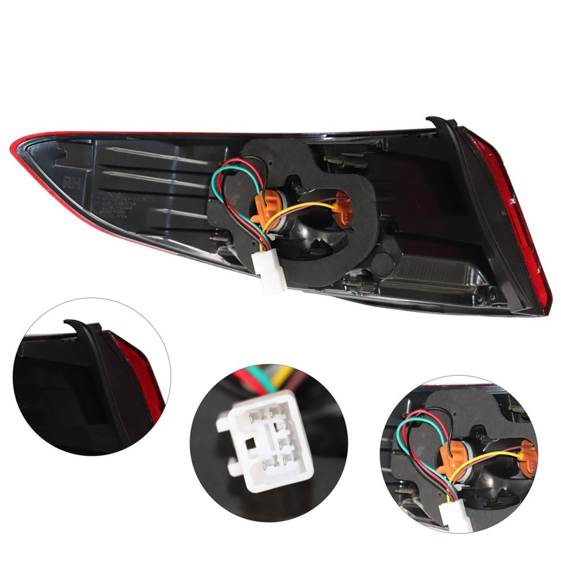 DuYouG For Hyundai Sonata 2015 2016 2017 Halogen Outer Tail