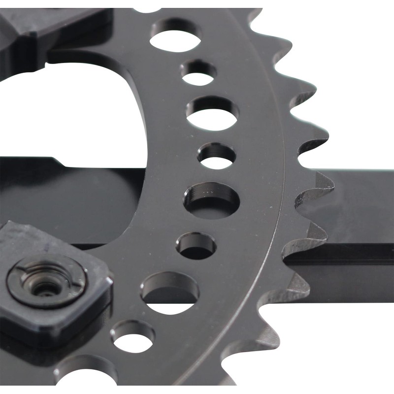 WEERAS Fixed Gear Bicycle Crankset Single Speed 48T 130BCD 170mm