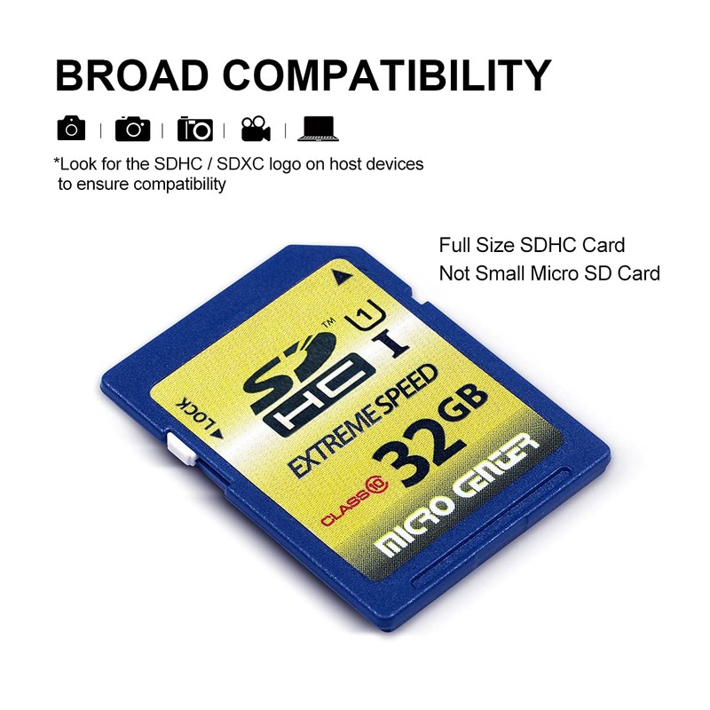 INLAND 32GB Class 10 SDHC Flash Memory Card Standard Full