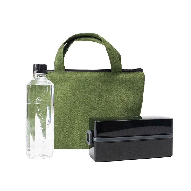 Asahi Koyo Lunch Bag, Khaki Light, Lunch Tote, Bento Bag,