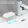 Stainless Steel Wire Bar Soap Dish, Draining Sponge Holder, Countertop