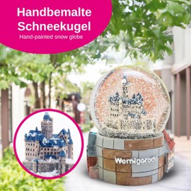 30027 Souvenir Snow Globe Germany Ludwigsburg