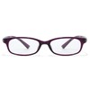 HASFOX Rectangle Eyewear Frames Clear Lens Bayonetta Fake Glasses Retro