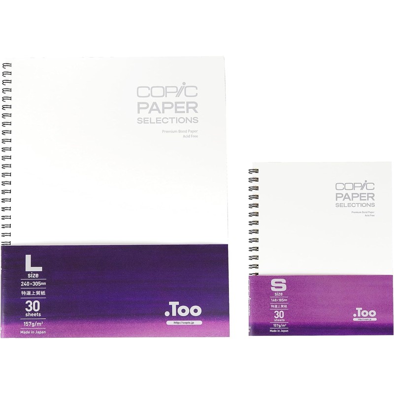 Too Copic Paper Selection Sketchbook, Small, Set of 4