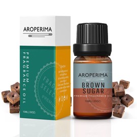 AROPERIMA Brown Sugar Fragrance Oil, Premium Grade Scented Oil for Aroma Diffusers, Perfume, Candle and Soap Making - 10ml