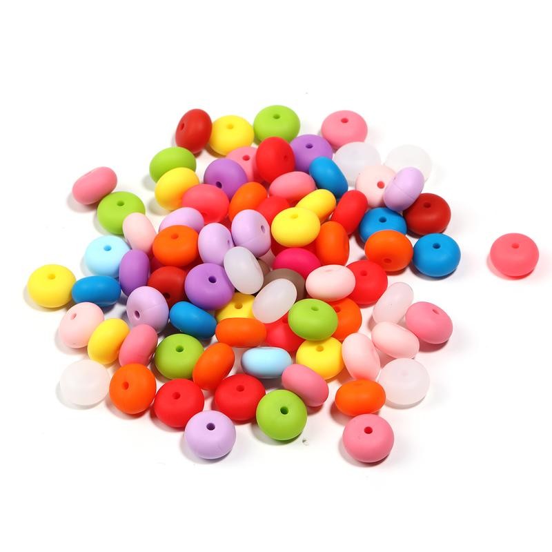【B170】 Beads for DIY Projects: 15mm Round, Mixed Color, 30Qty