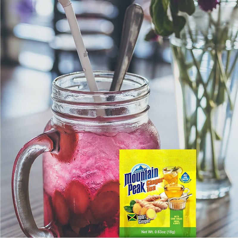 Jamaica Mountain Peak Original Ginger Tea, Sweetened,1.98 Ounce (Pack of