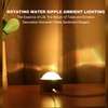 Dynamic Rotating Water Ripple Night Light, Color Changing Crystal Lamp