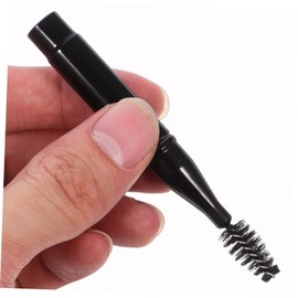 Baluue 3pcs Angled Eyebrow Brush Lash Comb Bristle Brush Eyelash Mascara Wands for Beauty