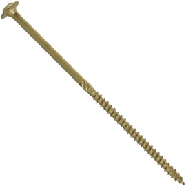 Jake Sales #17 x 7 Construction Lag Screw - Torx/Star Drive Heavy Duty Structural Lag Screw - Exterior Coated - ACQ Compatible - Modified Truss Washer Head. 1 x 50 Count Box - 50 Screws