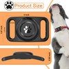 [2 Pack] Waterproof AirTag Dog Collar Holder Case, Silicone Full-Body