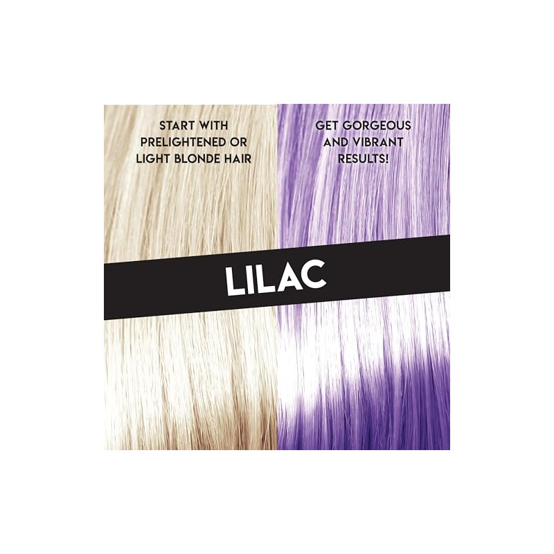 Color Lux Tinte semipermanente para el cabello Direct Vibes, lila,
