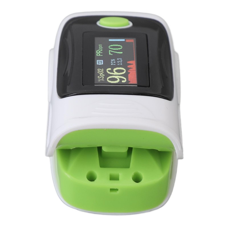 Fingertip Pulse Oximeter Adjustable Automatic Portable OLED Blood Oxygen Saturation