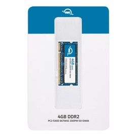 OWC 4GB PC5300 DDR2 667MHz SO-DIMM Memory RAM Upgrade Compatible with MacBook (Late 2007/Early 2008), MacBook Pro (Mid/Late 2007, Early 2008), & iMac (Late 2007) with Core 2 Duo CPU (OWC5300DDR2S4GB)