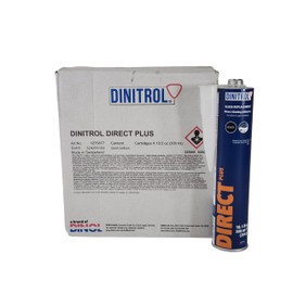 Dinitrol Direct Plus Primerless to Glass Windshield, Automotive Urethane Adhesive 300ml 10.1oz Cartrdige 1 Hour Safe Drive Time (Cartridge, 1)