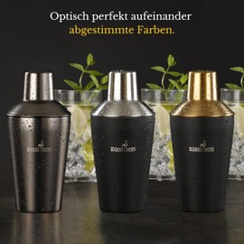BARMINGO® Cocktail Shaker Set 5 Pieces – 500 ml Stainless Steel Cocktail Shaker with Bar Accessories, Cocktail Shaker Set, Cocktail Shaker Set, Bartender Set, Cocktail Mix Set, Bar Set, Gift Set,