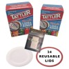 Reusable Canning Lids Bundle Includes 12 Wide and 12 Regular