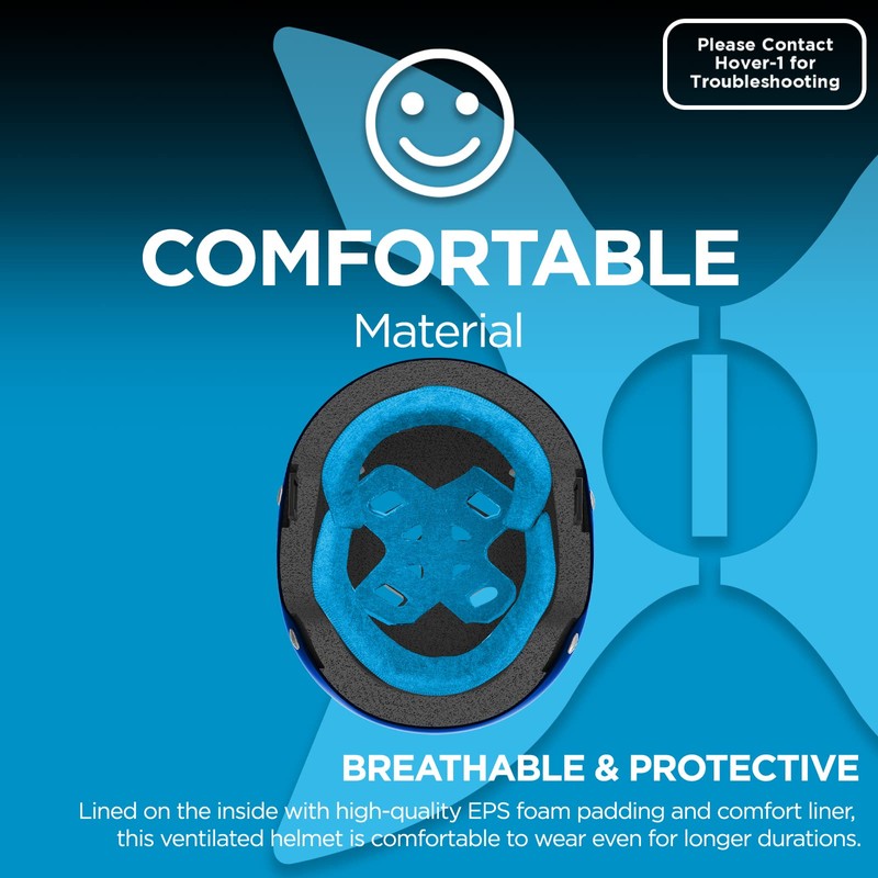 Hover-1 Sport Helmet | Hardshell Helmet with Lightweight Design, Inner