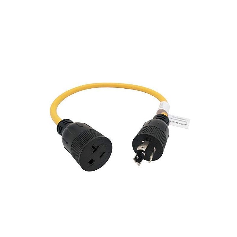 Parkworld 886351 Adapter Cord Locking L6-15 Plug to 5-20 (5-15)