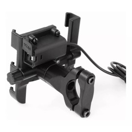 MARZSEFLO Aluminio Porta Celular Soporte Moto Telefono, Puede Recargar