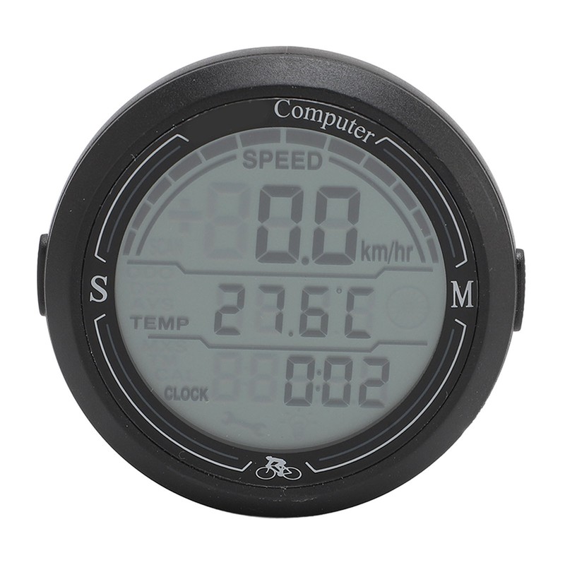 Cycling Speedometer Odometer Multi Function Electronic Speed Tester Temperature Time