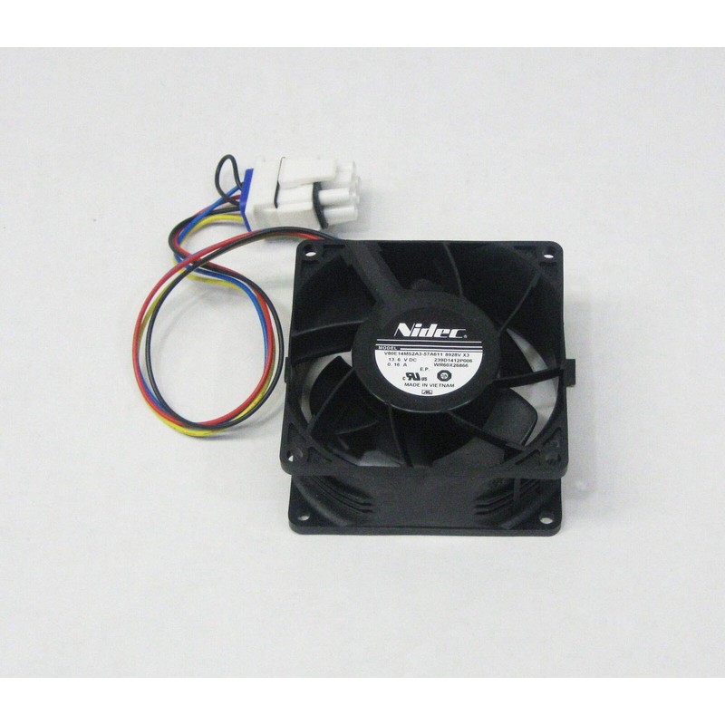 GE Appliances Refrigerator Evaporator Fan Motor WR60X26866, WR60X26033