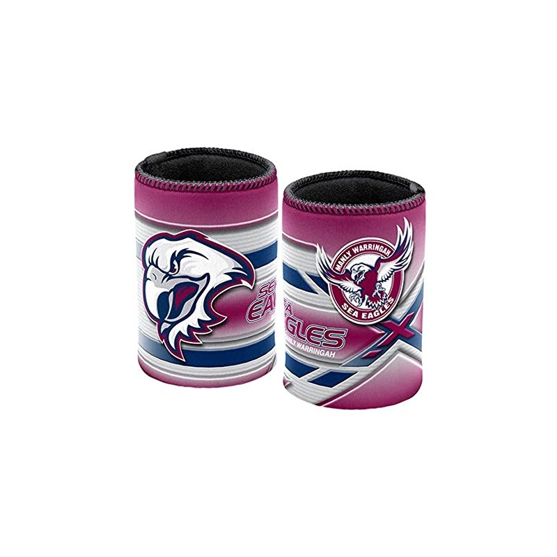Manly Sea Eagles NRL Rugby Logo Can Cooler
