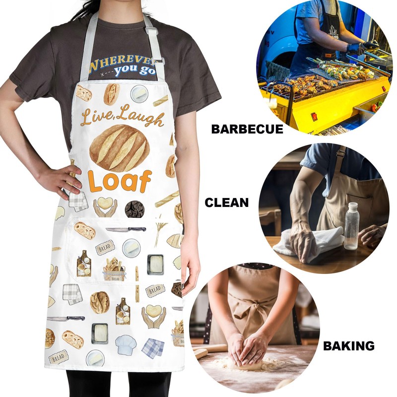 JNIAP Bread Baking Apron Bread Lover Gift Bread Baker Gift