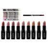 Set Labial Mate Bissu Delineadores Labios Ivy Lapices Infinite Gel