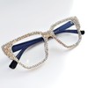 ICARA Shiny Diamond Blue Light Blocking Eyeglasses Oprah style Bling