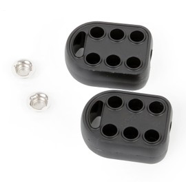 Winther Pedals Children's Vehicles Non-Slip Pedals with Reflectors 1 Set Black Replacement Parts for Pedal Vehicles