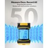 TEPU Laser Tape Measure 4-in-1, 197FT Laser Distance Meter with
