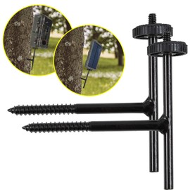 2-Pack Trail Camera Tree Mount, Game Camera Tree Screw Tree Tripod, Camera Tree Holder, Camera Mount Stand Bracket, Iron Outdoor Camera Bracket 1/4-20 stud for Action Cameras