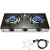BesNerg Propane Stove 3 Burner Gas Stove, 34000 BTU High-Efficiency